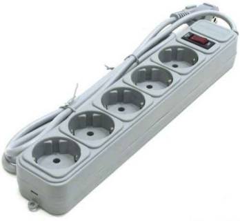 Фільтр живлення Gembird Power Cube 5 розеток 1,8м (SP5-G-6G)