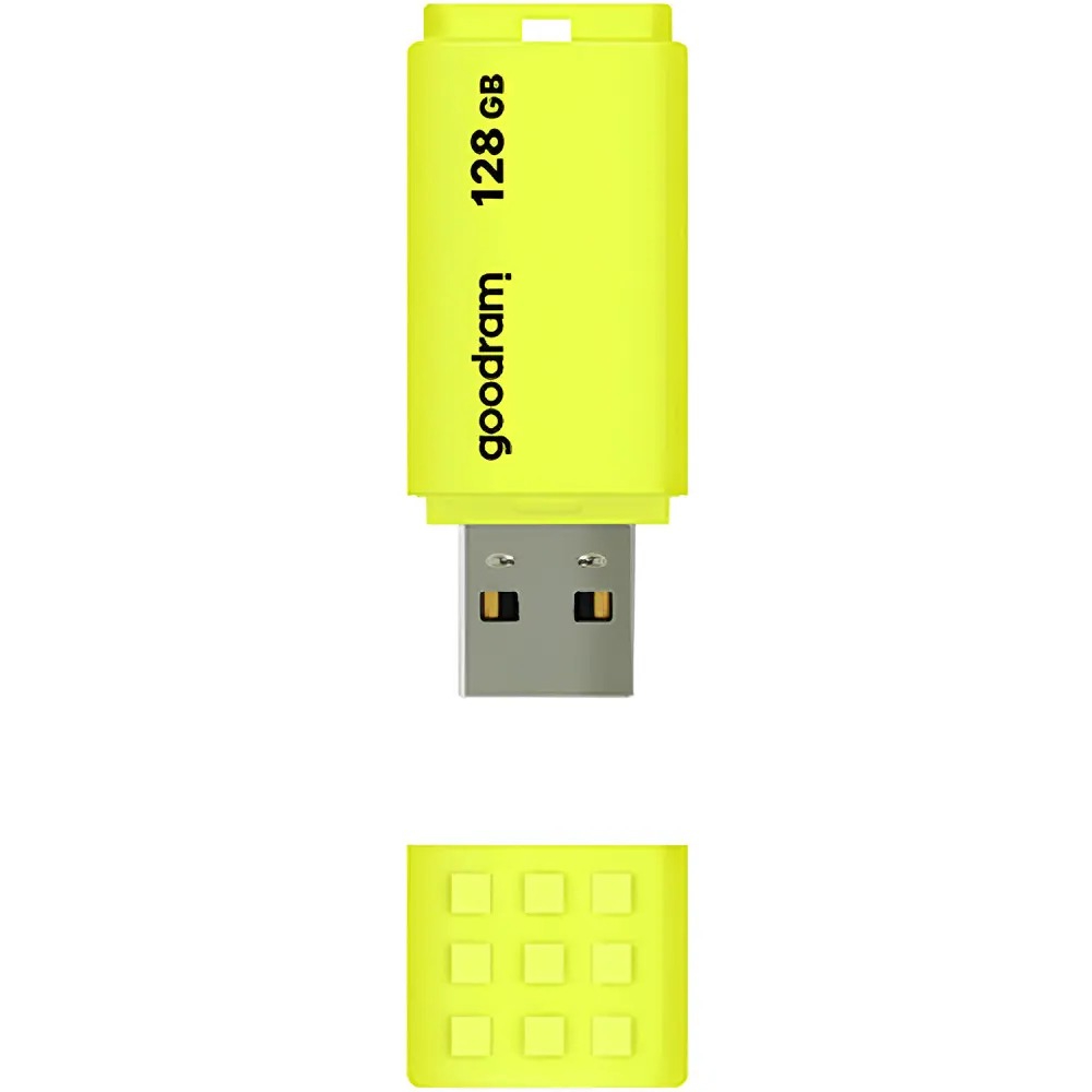 Флеш-накопичувач USB2.0 128GB Goodram UME2 Yellow (UME2-1280Y0R11)
